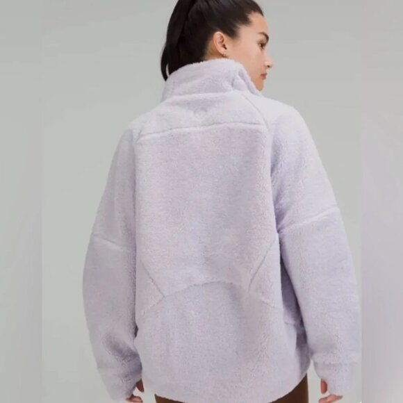 NWOT Lululemon Scuba Oversized Fleece Funnel Neck Half Zip pullover - Picture 3 of 8